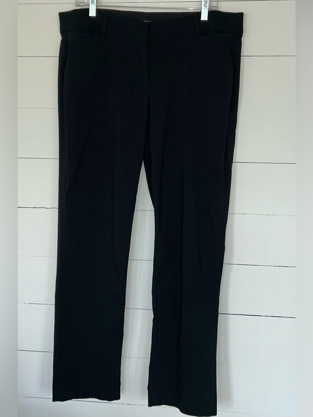 Lane Bryant “The Allie” Classic Black Straight-Leg Dress Pants, Size 18S